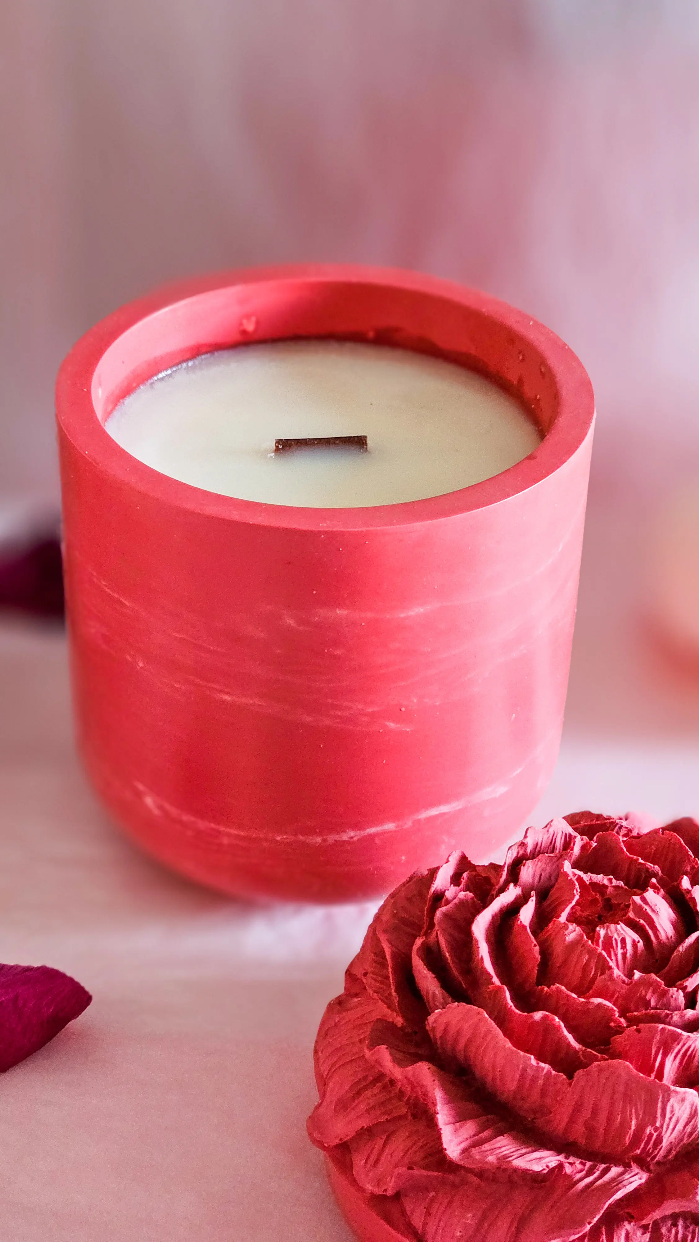 Bougie Saint-Valentin