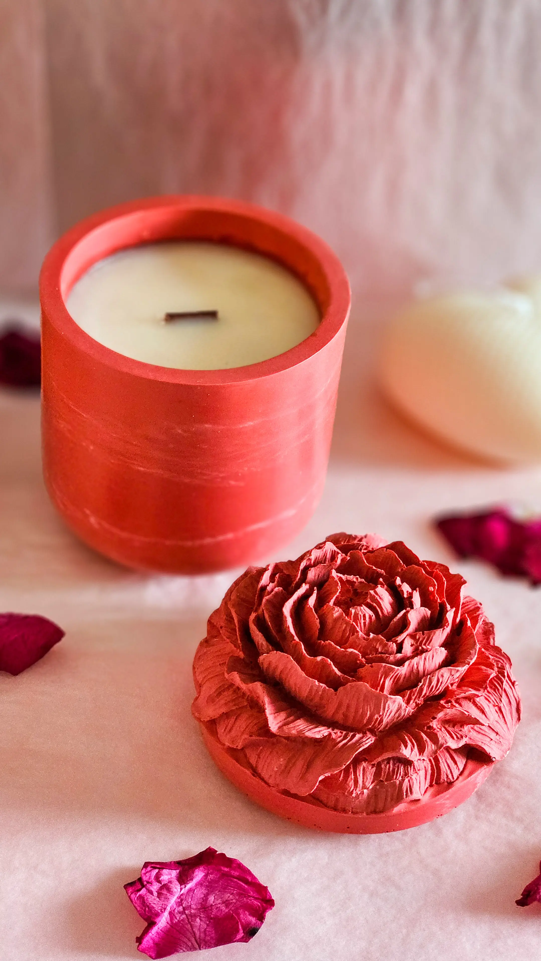 Bougie Saint-Valentin