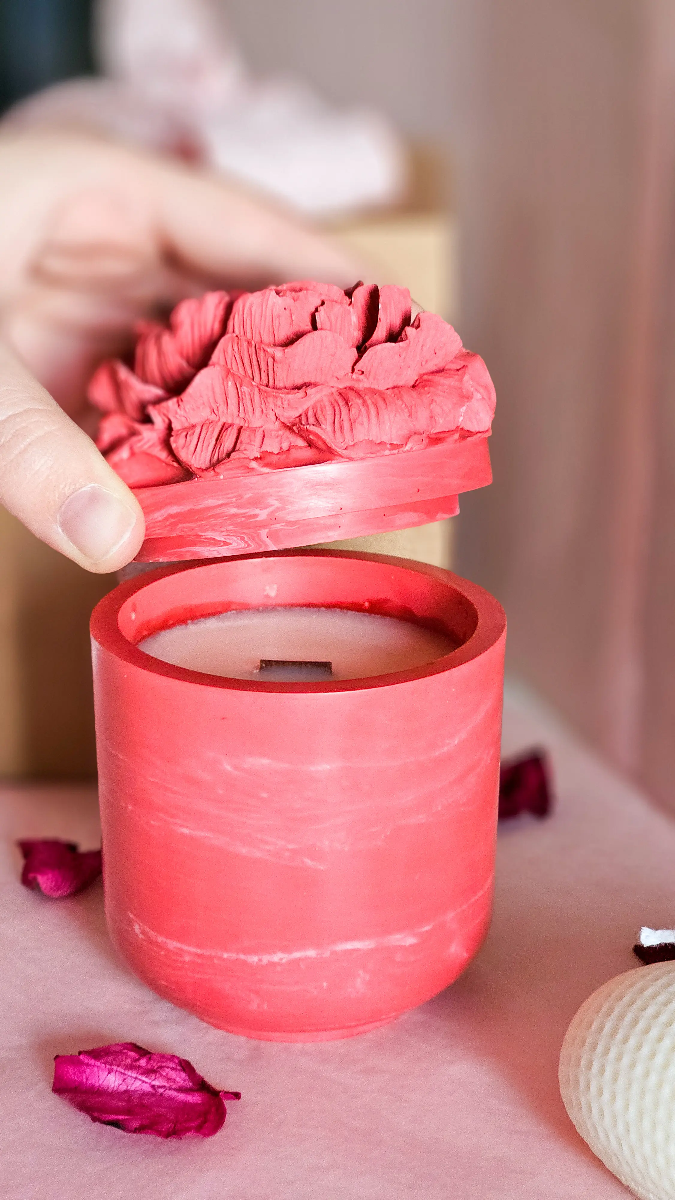 Bougie Saint-Valentin