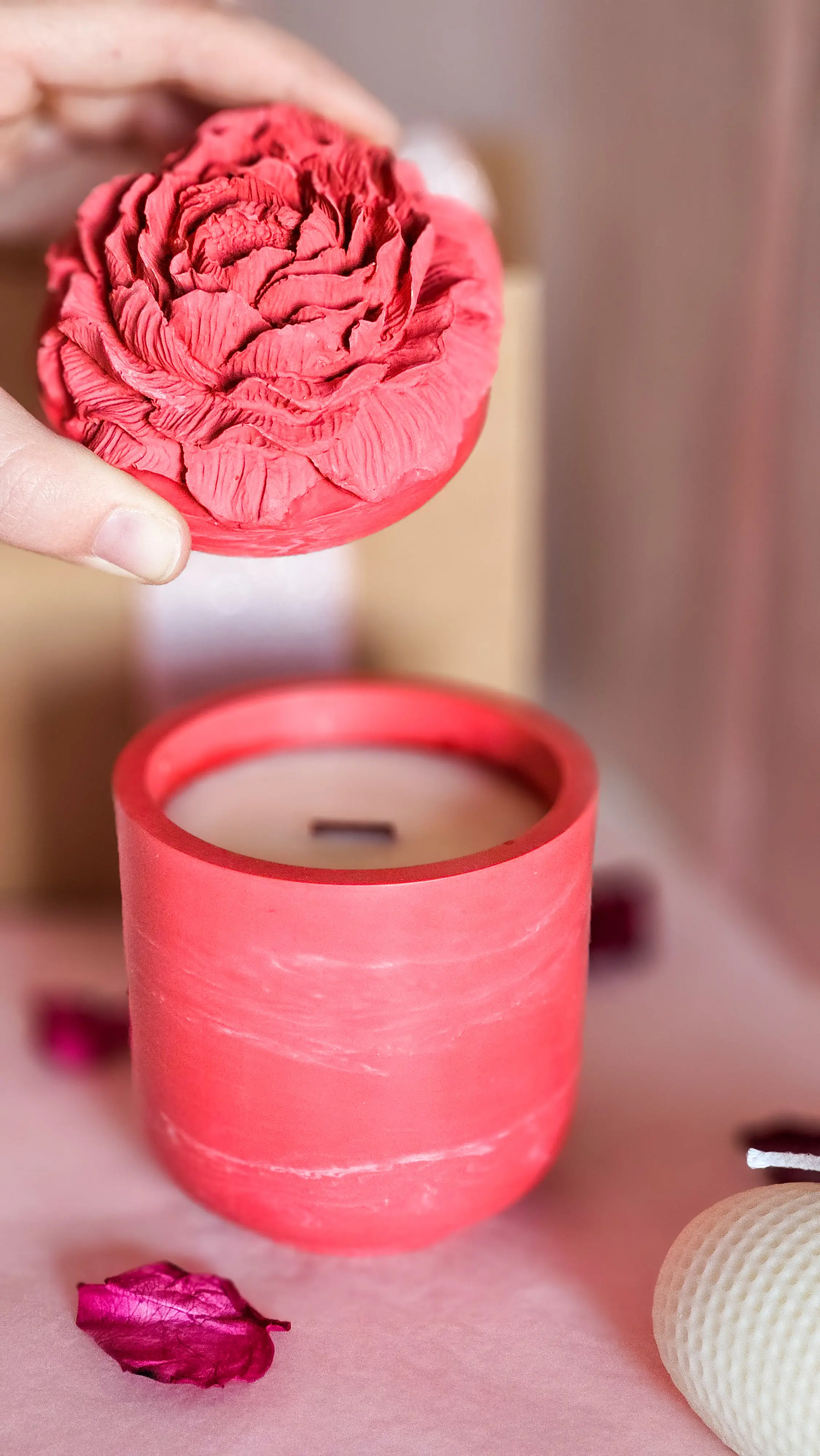 Bougie Saint-Valentin