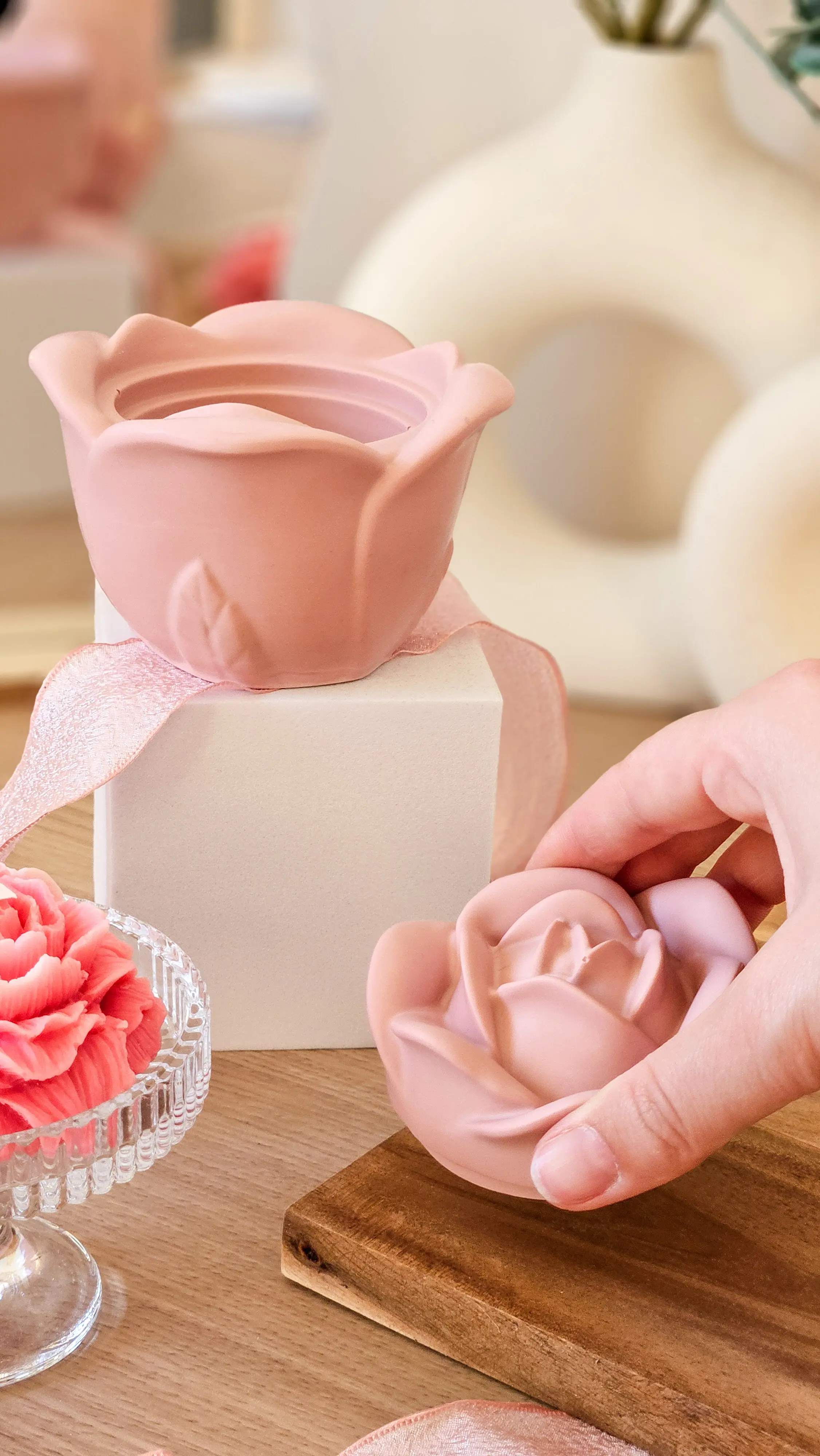 Bougie La Rose